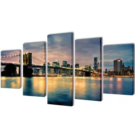 zestaw-obrazow-canvas-200-x-100-cm-rzeka-z-mostem
