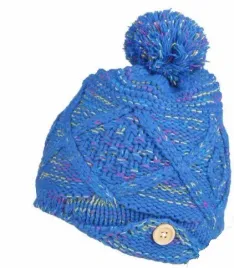vonzipper-czapka-zimowa-z-pomponem-niebieska