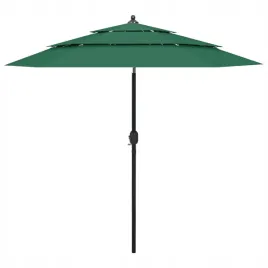 3-poziomowy-parasol-na-aluminiowym-slupku-zielon