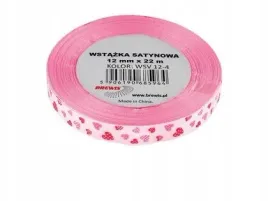 wstazka-satynowa-serca-rozowa-12mmx22m-brewis