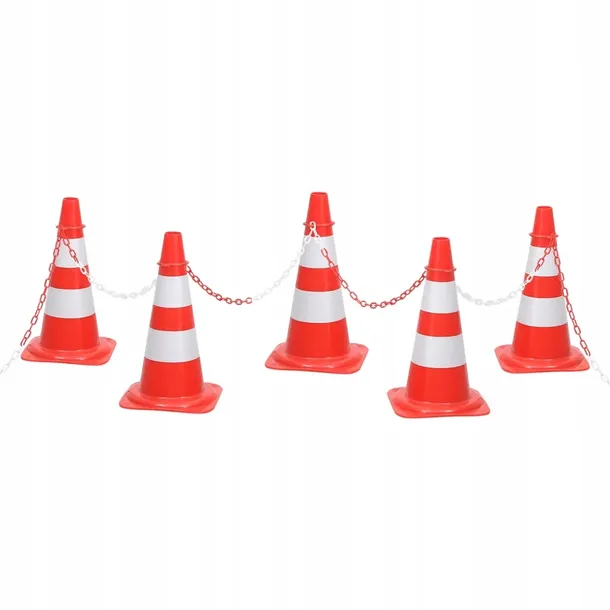 pacholki-z-lancuchem-10-m-czerwono-biale-stan-nowy