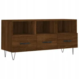 szafka-pod-tv-brazowy-dab-102x36x50-cm