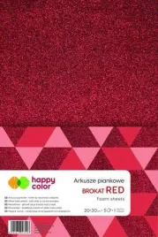 arkusze-piankowe-brokat-a4-czerw-5szt-happy-color
