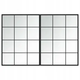 lustra-scienne-2-szt-czarna-rama-80-x-60-cm