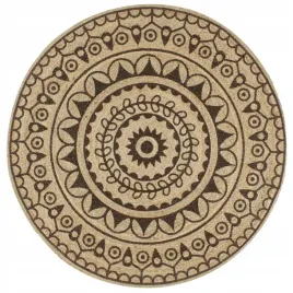 recznie-wykonany-dywanik-juta-ciemnobrazowy-na