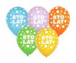 balony-sto-lat-5szt-godan
