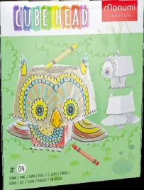 cube-head-sowa-zloz-i-pokoloruj-monumi