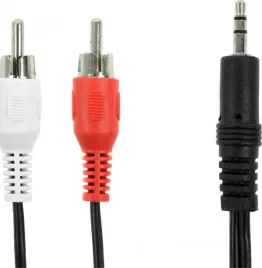 accura-minijack-2x-chinch-2-0m-kabel-audio-czarny-blyszczacy