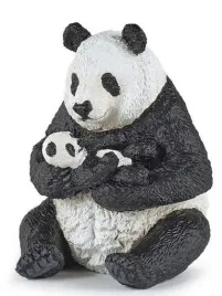 panda-z-mlodym-siedzaca-papo