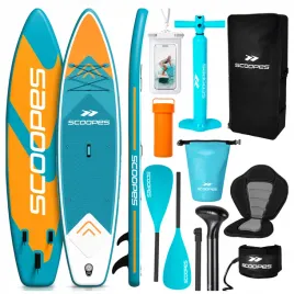 deska-sup-do-plywania-pompowana-z-siedziskiem-stand-up-paddle-velo-350-cm