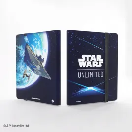 gamegenic-star-wars-unlimited-card-game-18-pocket-album-card-back-blue