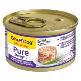 gimdog-pure-delight-85g-karma-dla-malych-psow-kurczak-i-tunczyk-w-galare