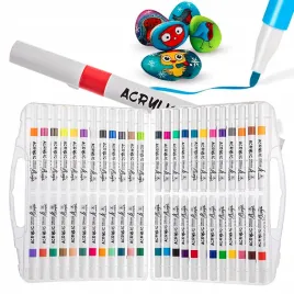 markery-akrylowe-do-tkanin-kamieni-ubran-wodoodporne-pisaki-mazaki-48szt