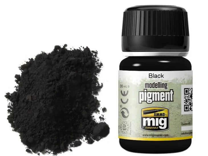 ammo-modelling-pigment-black-35-ml-wykonczenie-matowe