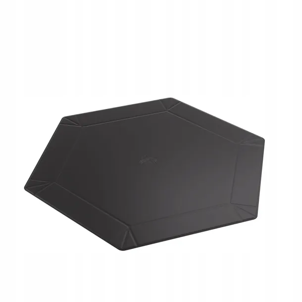 gamegenic-magnetic-dice-tray-hexagonal-black-gray-nazwa-gamegenic-magnetic-dice-tray-hexagonal-black-gray