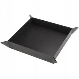 gamegenic-magnetic-dice-tray-square-black-gray
