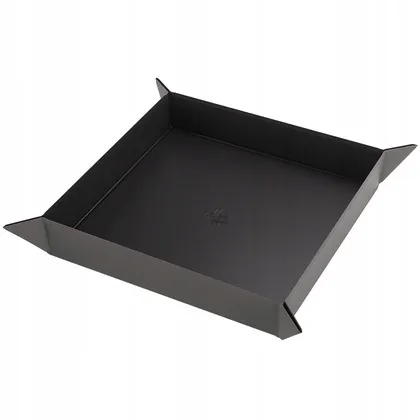 gamegenic-magnetic-dice-tray-square-black-gray