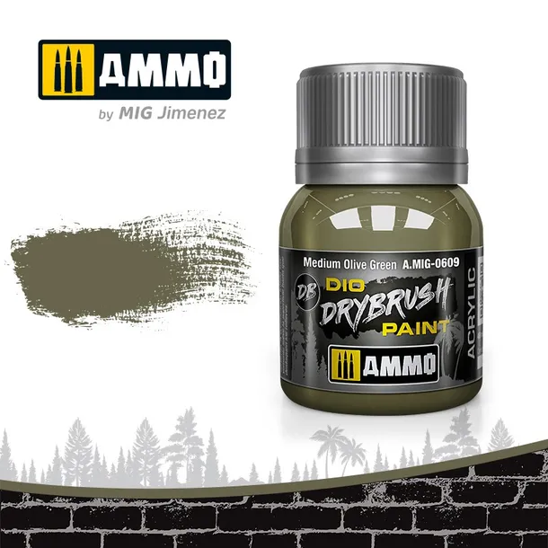 ammo-dio-drybrush-medium-olive-green-marka-ammo-mig-jimenez