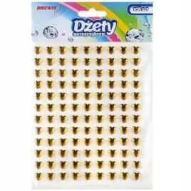 dzety-samoprzylepne-serca-zlote-108szt-brewis