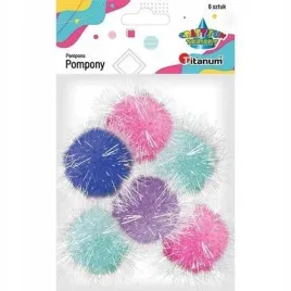 pompony-poliestrowe-45mm-mix-6szt-titanum