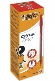 dlugopis-cristal-exact-czerwony-20szt-bic