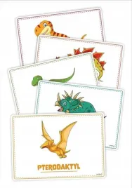 plansze-edukacyjne-a4-dinozaury-10-kart-learnho