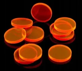 znaczniki-akryl-pomaran-fluo-okragle-22x3mm-10szt