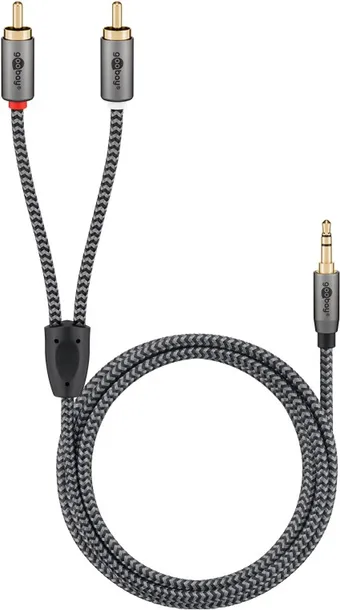 kabel-audio-jack-2x-rca-goobay-plus-textil-3m-marka-goobay