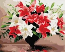 malowanie-po-numerach-liliowy-bukiet-40x50cm