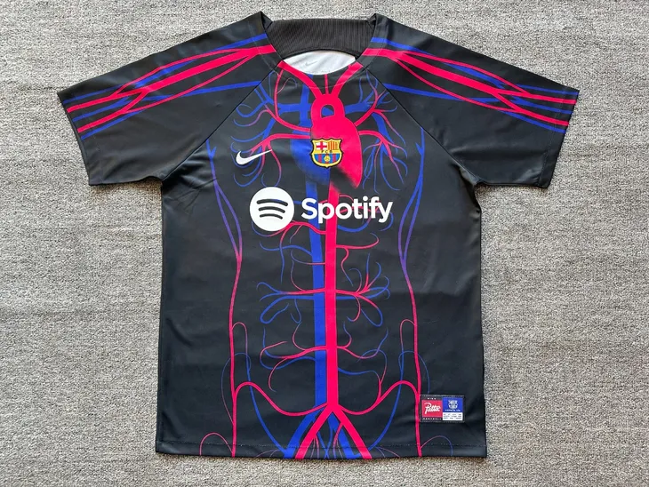 Nike FC Barcelona patta ゲームシャツ Koszulka prematch Nike x PATTA FC BARCELONA 2023/2024 XL