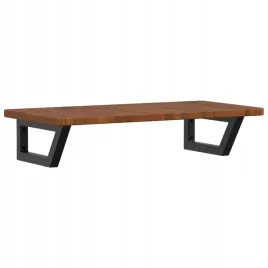 polka-scienna-pod-umywalke-stal-i-lite-drewno