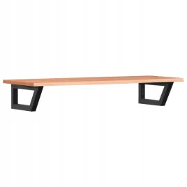 polka-scienna-pod-umywalke-stal-i-lite-drewno