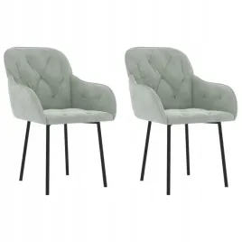 krzesla-stolowe-2-szt-jasnoszare-aksamitne