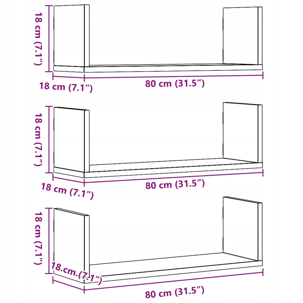 polki-scienne-3-szt-dab-sonoma-80x18x18-cm