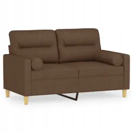 2-osobowa-sofa-z-poduszkami-brazowa-120-cm-tka