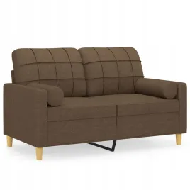 2-osobowa-sofa-z-poduszkami-brazowa-120-cm-tka