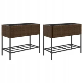 donice-ogrodowe-z-polka-2-szt-braz-90x40x75-cm-polirattan