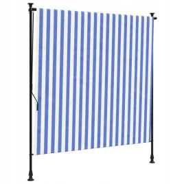 roleta-zewnetrzna-niebiesko-biala-150x270-cm-tkanina-i-stal
