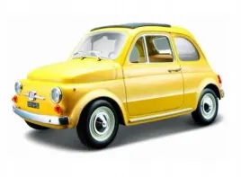 fiat-500-f-1965-yellow-1-24-bburago-bburago