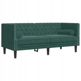 sofa-chesterfield-z-walkami-dwuosobowa-ciemnozielona-aksamit