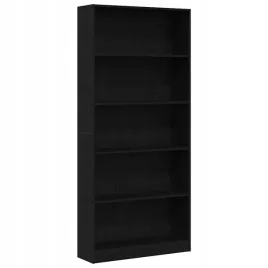 regal-biblioteczny-czarny-dab-80x24x176-cm-drewno-klejone