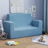 2-os-sofa-dla-dzieci-niebieska-miekki-plusz-marka-vidaxl-stan-nowy