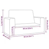 2-os-sofa-dla-dzieci-niebieska-miekki-plusz-kod-producenta-4104800-marka-vidaxl-stan-nowy