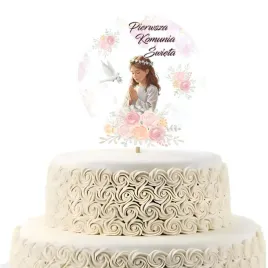 topper-papierowy-komunia-swieta-dziewczynka-w-albie-20-x-10-cm