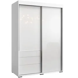 szafa-przesuwna-z-szufladami-torino-2d-140-biala-lacobel