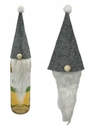 czapka-mikolaja-pokrowiec-na-butelke-sztucce-ozdoba-swiateczna-filcowa