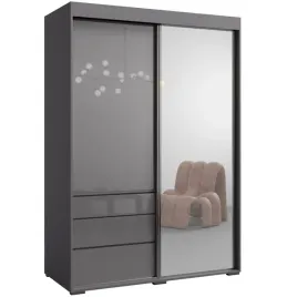 szafa-przesuwna-z-lustrem-torino-2d1l-140-szara-lacobel