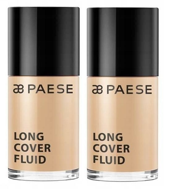 ﻿PAESE PODKŁAD LONG COVER FLUID KRYJĄCY DO MAKIJAŻU TWARZY Z WITAMINAMI 2szt
