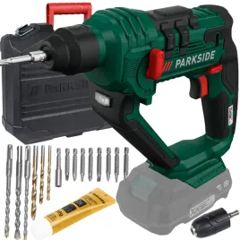 wiertarka-akumulatorowa-udarowa-mlot-udarowy-parkside-20v-sds-plus-walizka