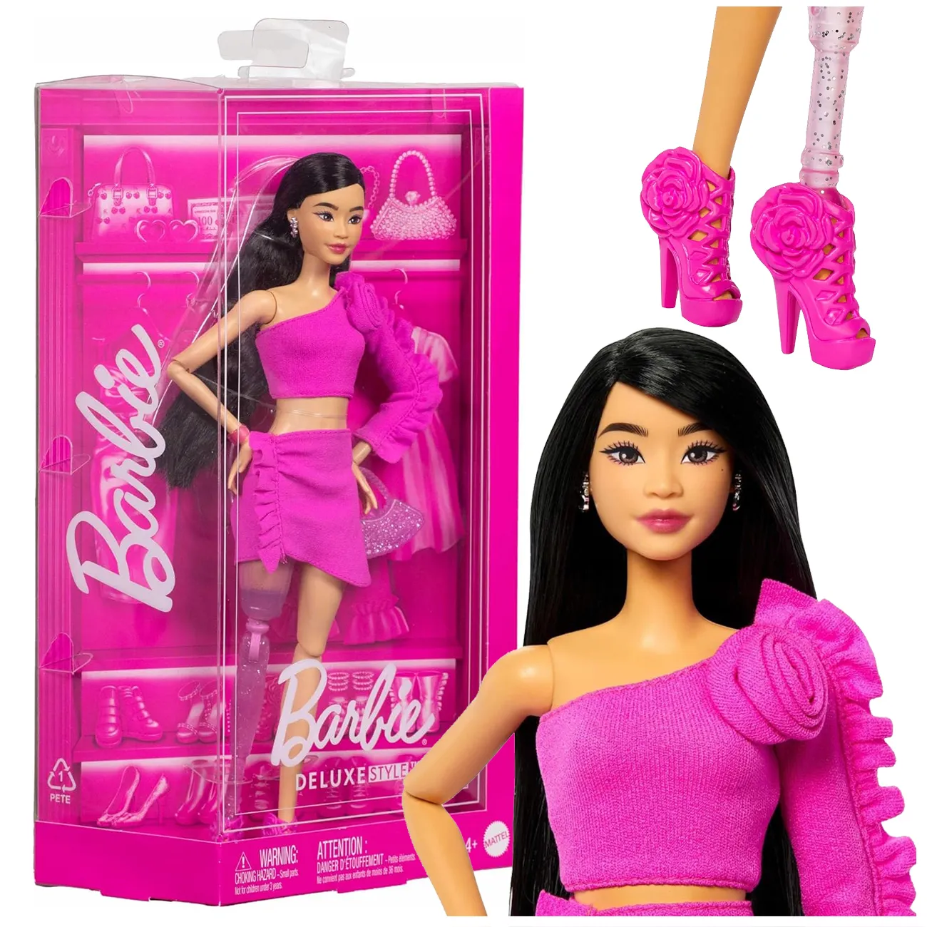 Barbie！！ Barbie Extra Moda Lalka + Zwierzątko GRN27 GYJ77 48466
